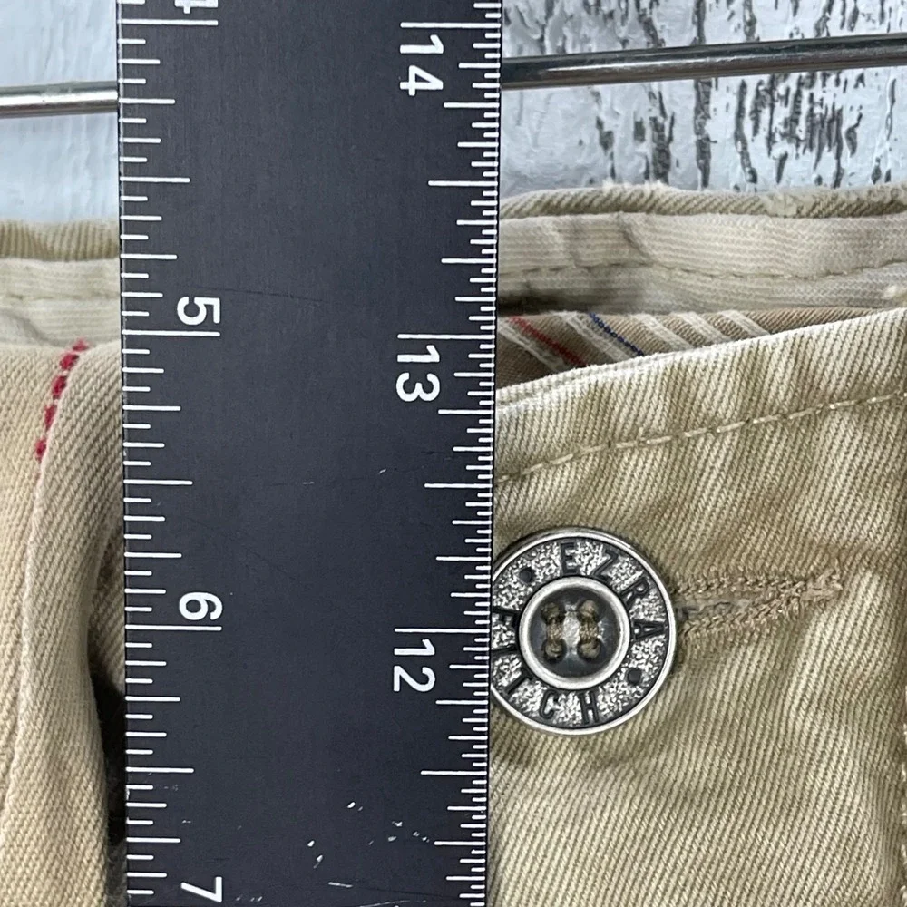 Ezra Fitch Chino Pants Mens 34 Baggy Skater Grunge Utility Gorpcore Button Fly